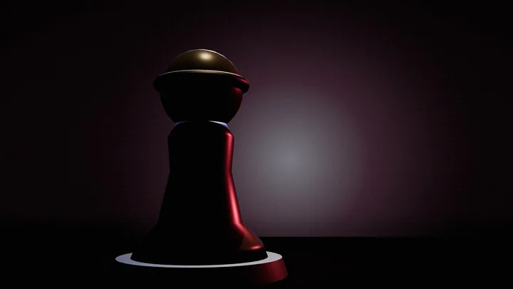 Une figurine du jeu n° 2, dans l'ombre