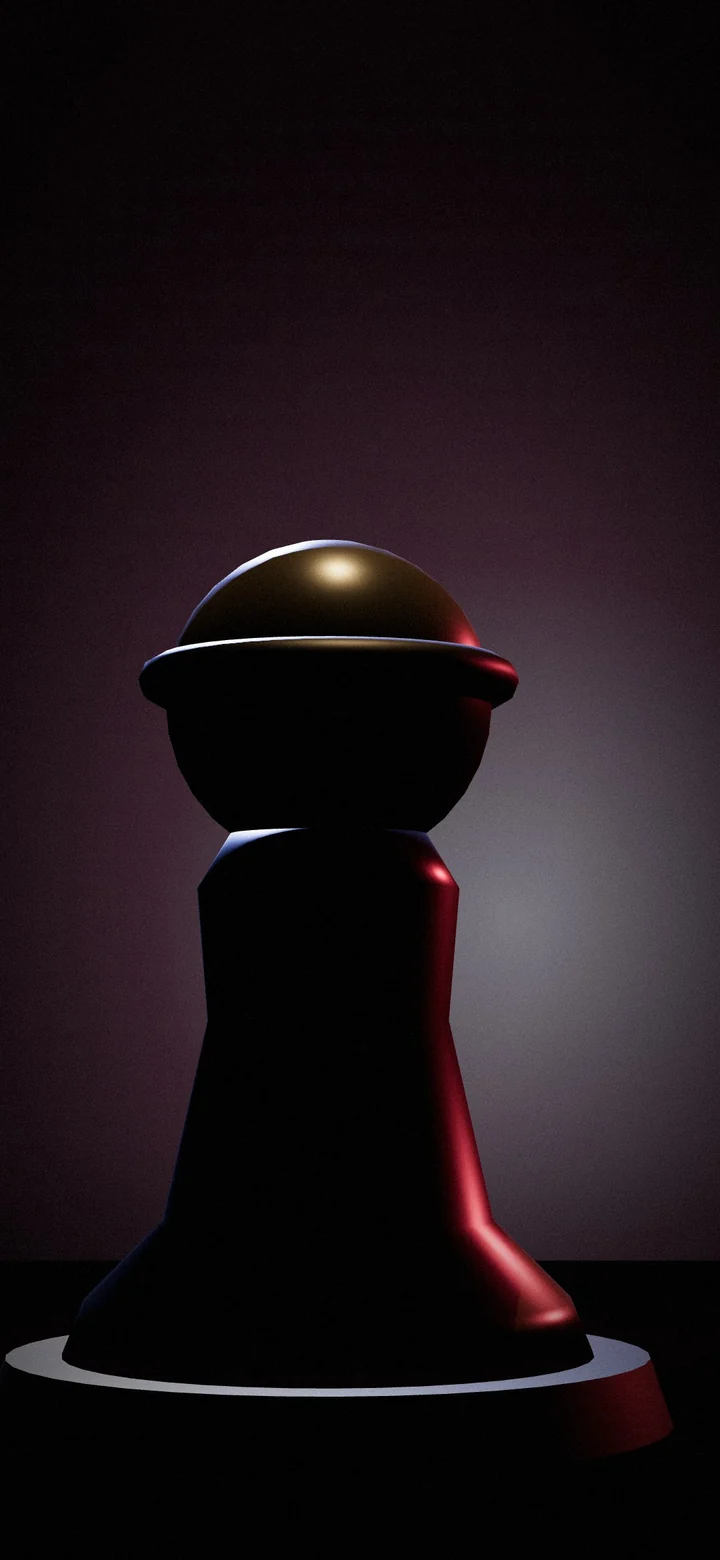 Une figurine du jeu n° 2, dans l'ombre